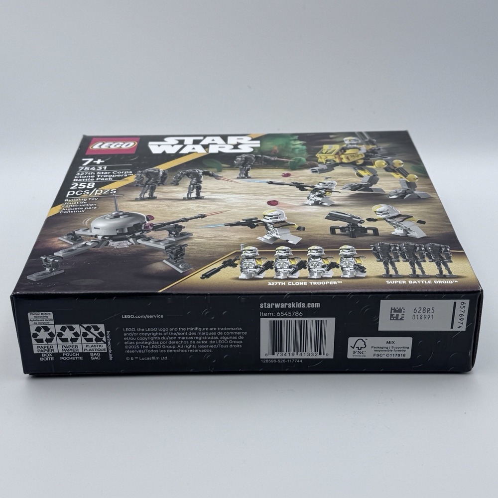 Lego Star Wars 327th Star Corps Clone Troopers Battle Pack 75431 NEW - Picture 7 of 9